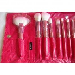 Kit de 22 pincéis rosa da Macrilan