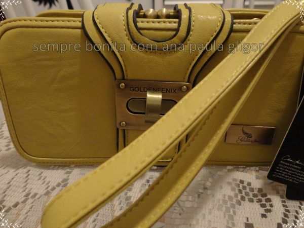 bolsa pequena golden fenix